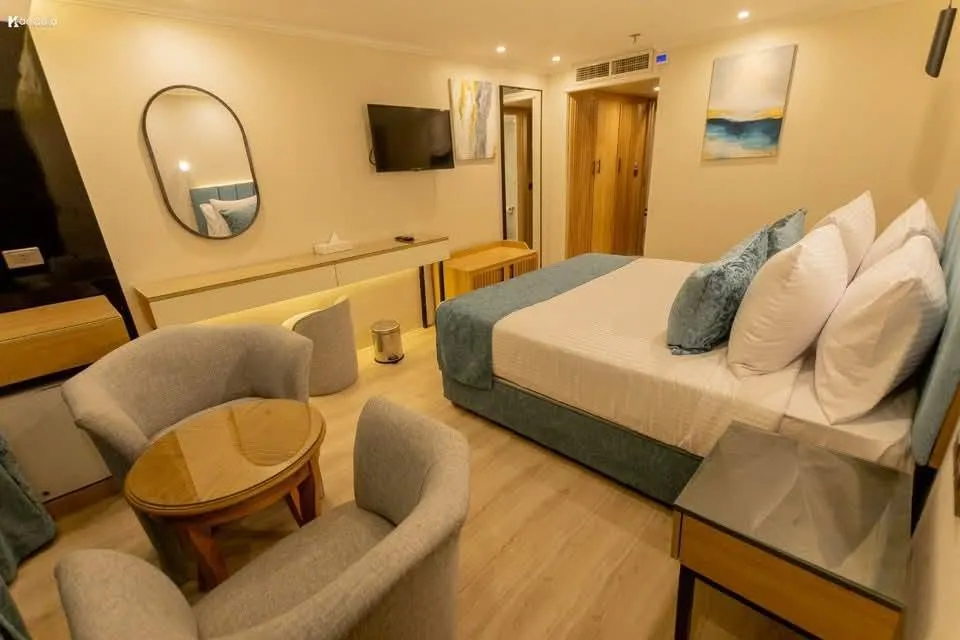 Cabin aboard the Al Nabilatan Nile Cruise Nile cruise
